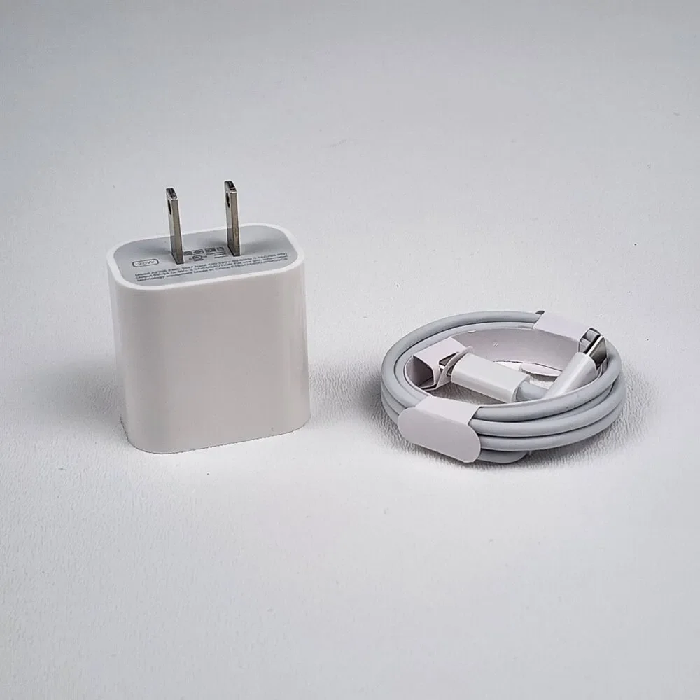 20W USB-C Wall Charger + USB-C to USB-C Cable 3ft – Generic - Fast Charging